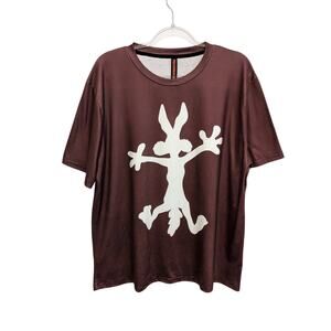 Peachbruh Rabbit Burgundy Men's Shirt Size XL